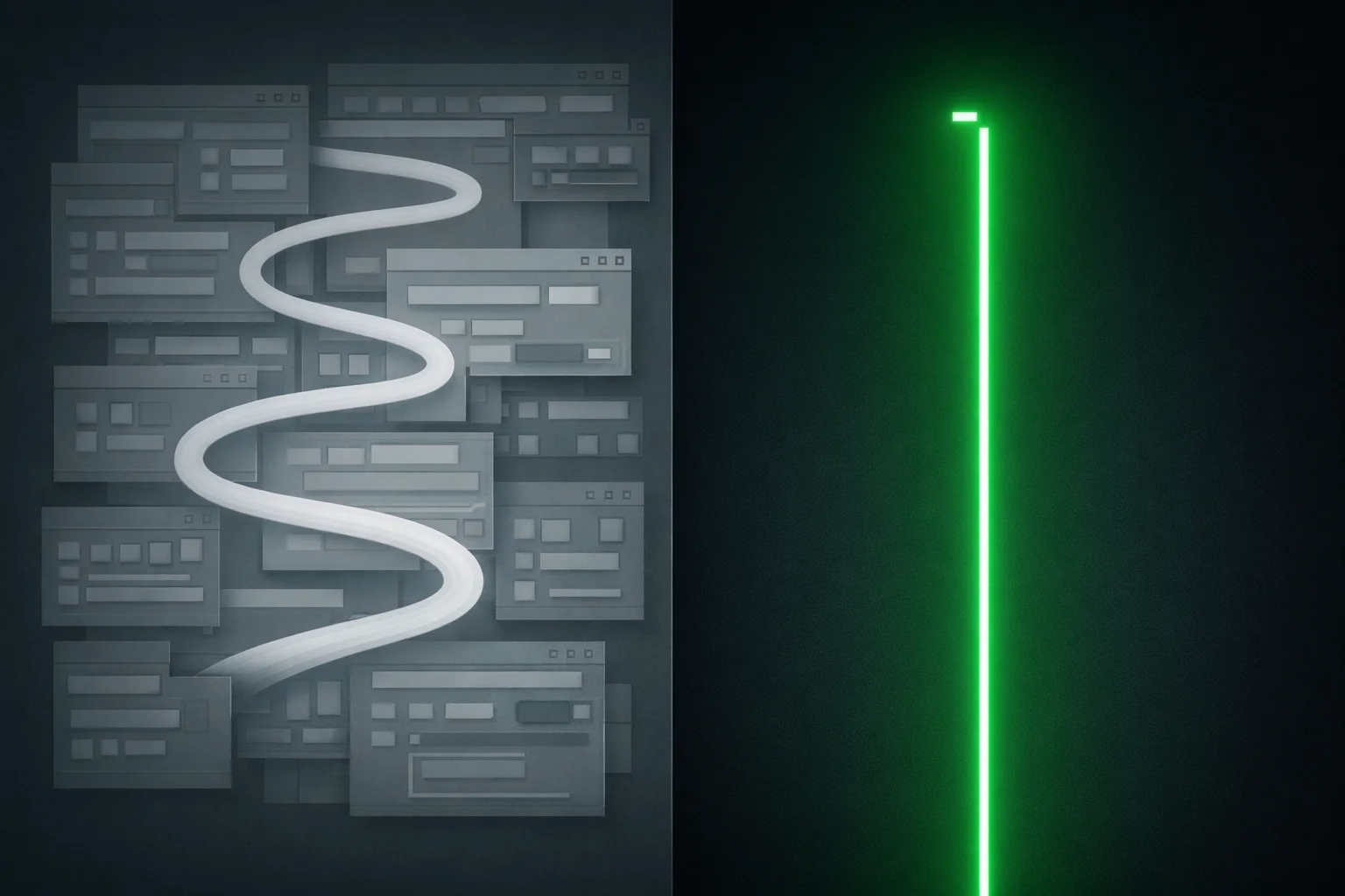 GUI maze vs terminal direct path